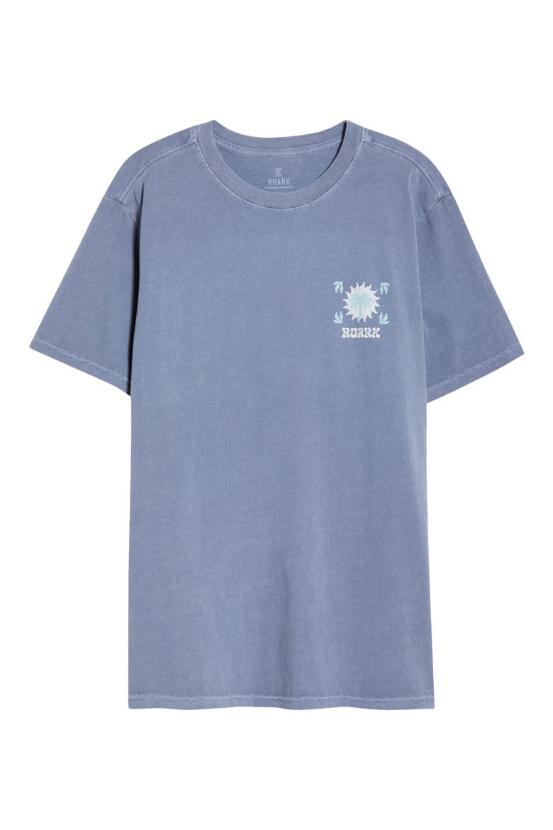 Palm Graphic Regular Fit T-Shirt, Alternate, color, NEPTUNE
