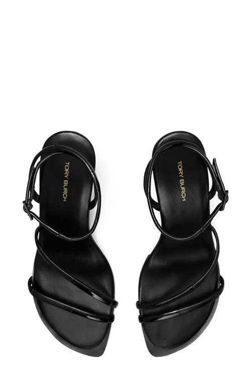 Tory Burch Mignon Ankle Strap Sandal In Black