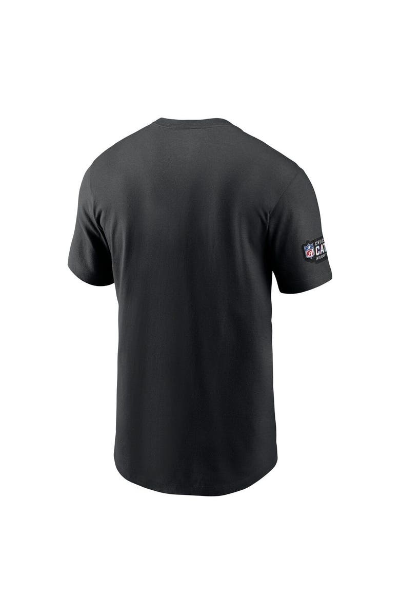 Nike Men's Nike Black Houston Texans Crucial Catch Sideline Tri-Blend T-Shirt, Alternate, color, Black