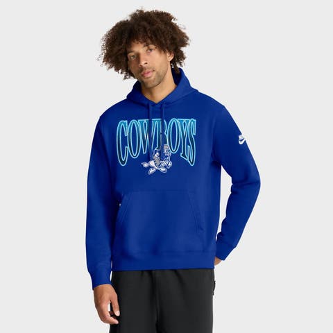 Men's Nike Royal Dallas Cowboys Club Fleece Pullover Hoodie