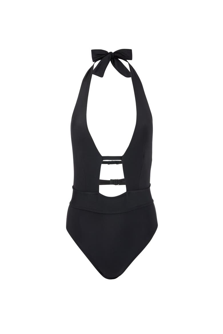 Brinlee Swimwear One-Piece, Alternate, color, Black