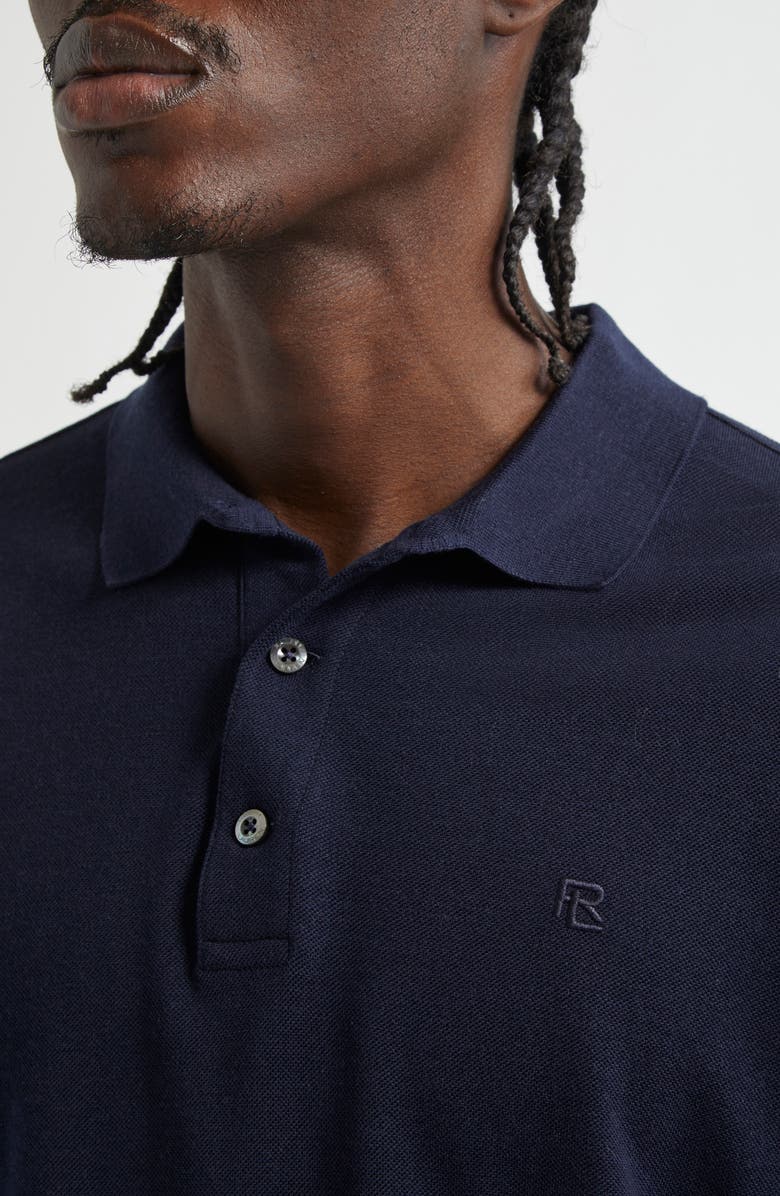 Ralph Lauren Purple Label Long Sleeve Merino Wool Piqué Polo, Alternate, color, Classic Chairman Navy