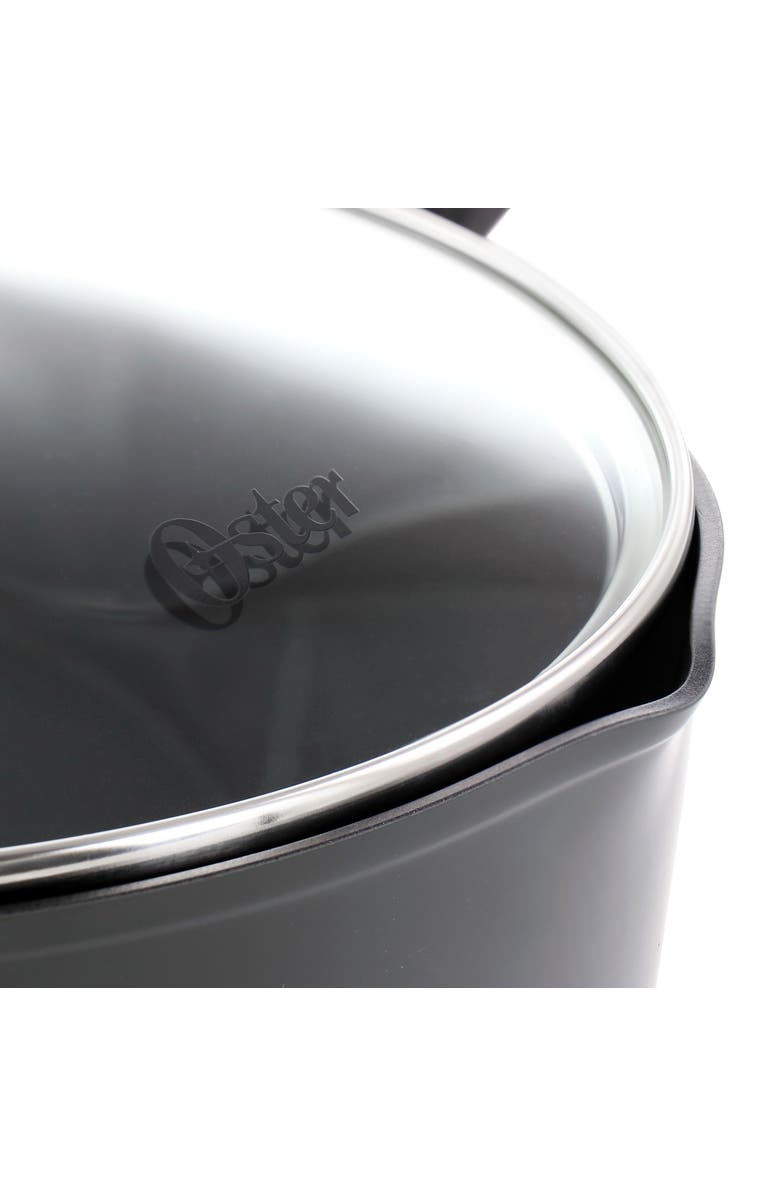 OSTER Kingsway 5.5 Quart Aluminum Nonstick Dutch Oven With Lid, Alternate, color, Black