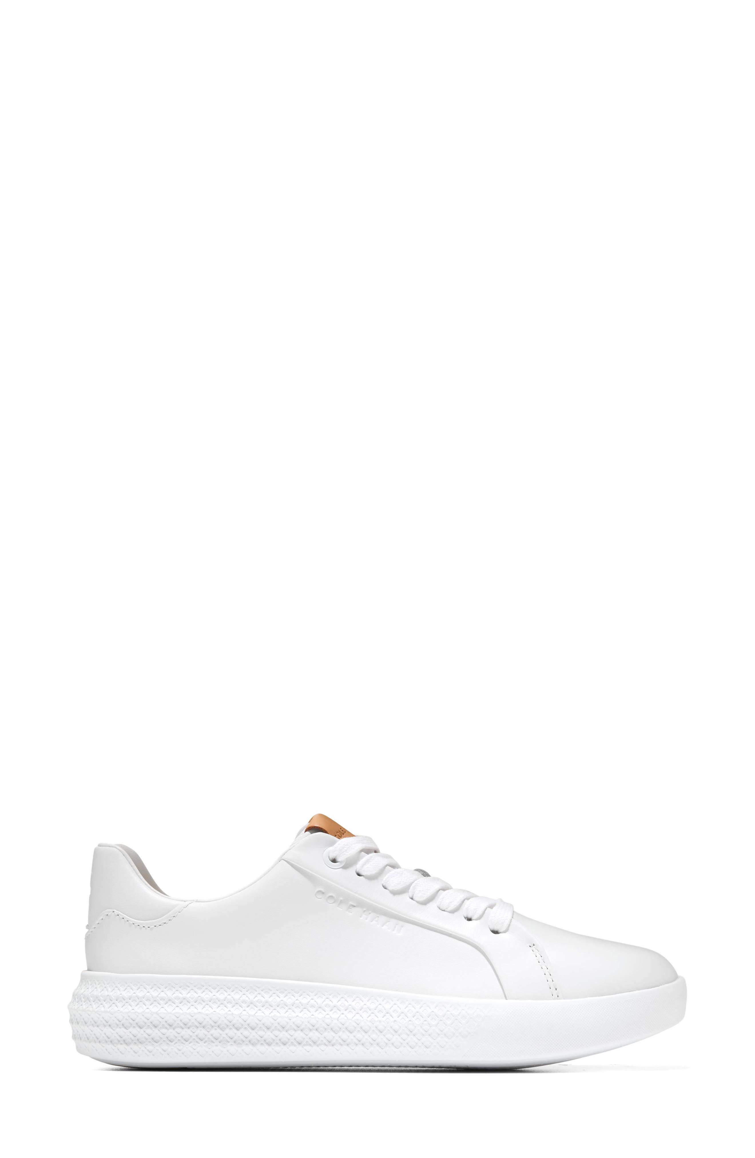 Cole Haan Grand Hurrion Cupsole Sneaker, Alternate, color, White / Irish Coffee / White