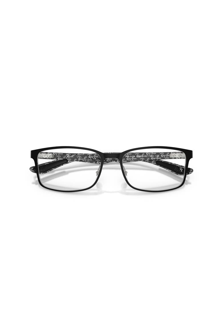 57mm Rectangle optical glasses, Alternate, color, Black