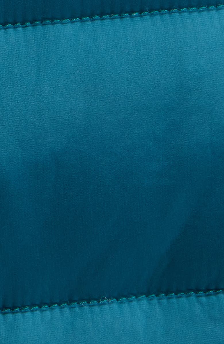 Save The Duck Caroline Water Repellent Satin Puffer Jacket, Alternate, color, Horizon Blue