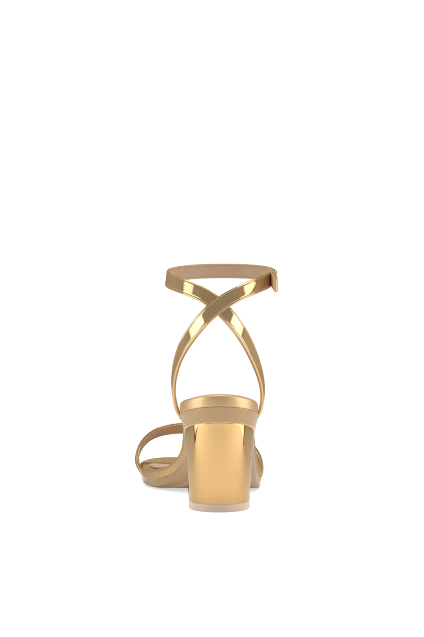 Pashion Footwear The Brenna 3" Block Convertible Heel, Alternate, color, Gold