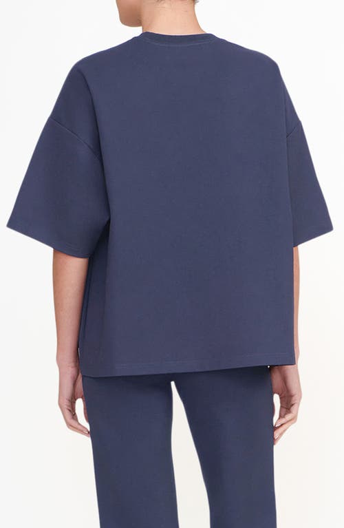 Staud Capsule Oversized Top In Navy