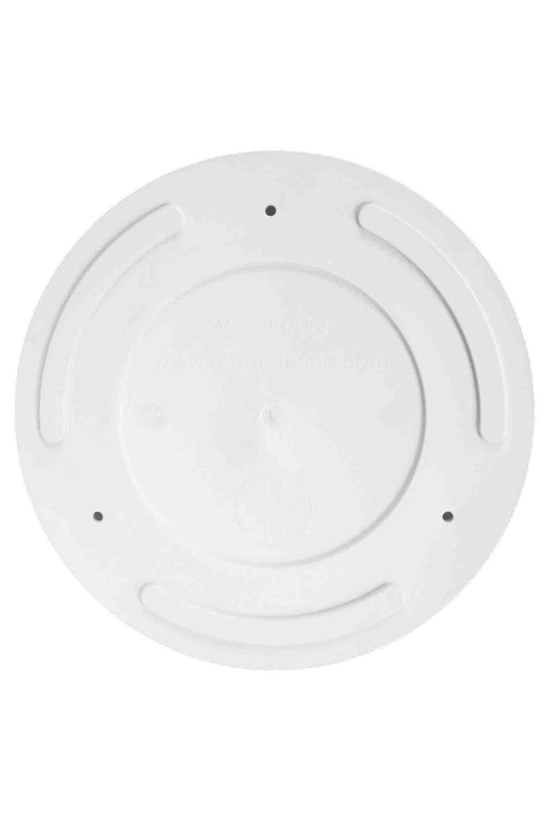 Mathers Gardening Planter with Saucer Tray  9.5 Inch W x 9.5 Inch H, White, Alternate, color, White