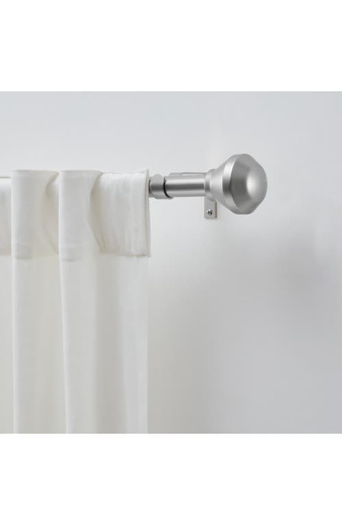 Dkny Conrad Adjustable Curtain Rod & Finial Set