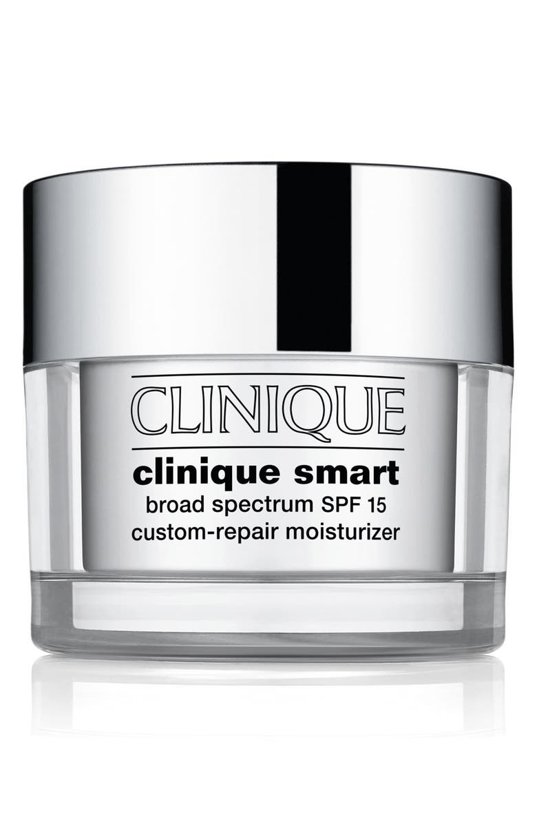 Clinique Smart Broad Spectrum SPF 15 Custom-Repair Moisturizer for Dry to Combination Skin, Main, color, 