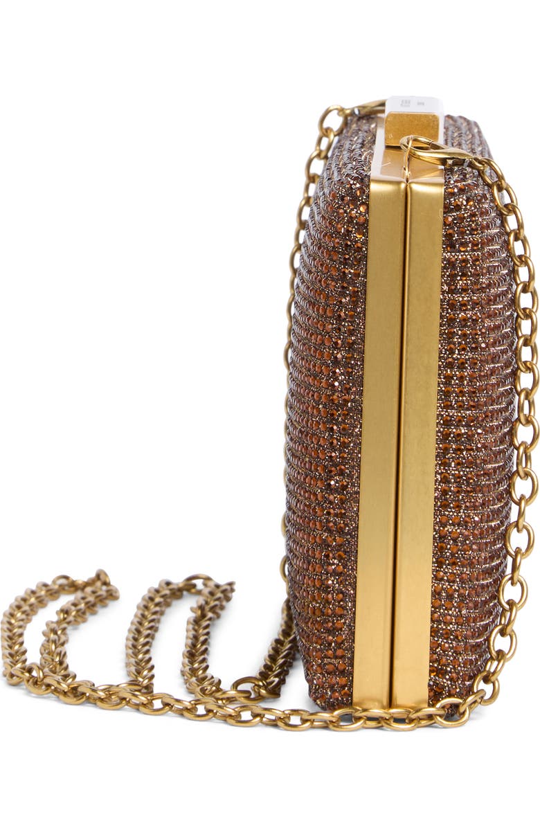 Kurt Geiger London Box Clutch, Alternate, color, Rust/Copper