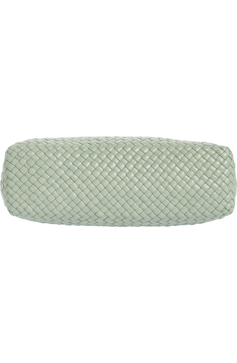 Bottega Veneta Tosca Intreccio Leather Hobo, Alternate, color, 3401 New Sauge-M Brass