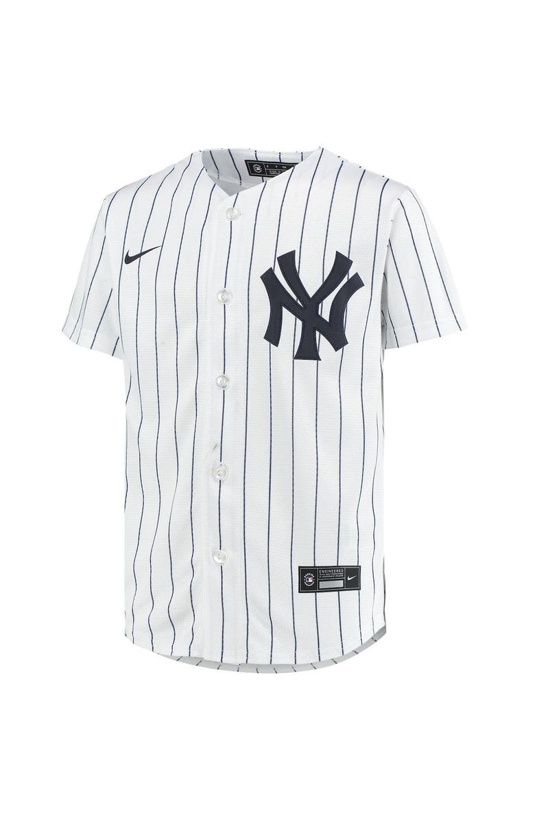 Nike Youth Nike Aaron Judge White New York Yankees Home Replica Player Jersey, Alternate, color, 