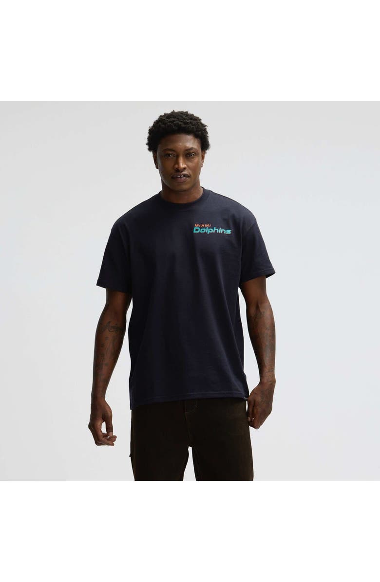 Nike Men's Nike Pitch Blue Miami Dolphins 2025 Rivalries Collection Essential Max90 T-Shirt, Main, color, Navy