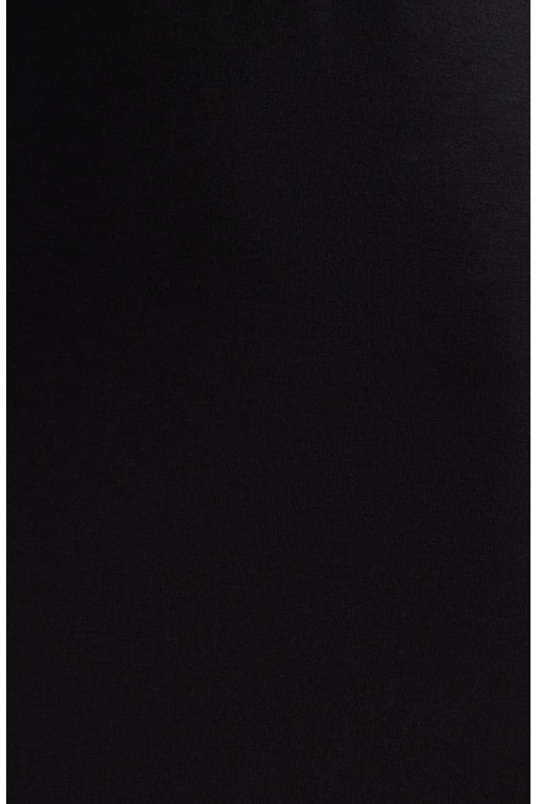 Lace Inset Empire Waist Dress, Alternate, color, BLACK