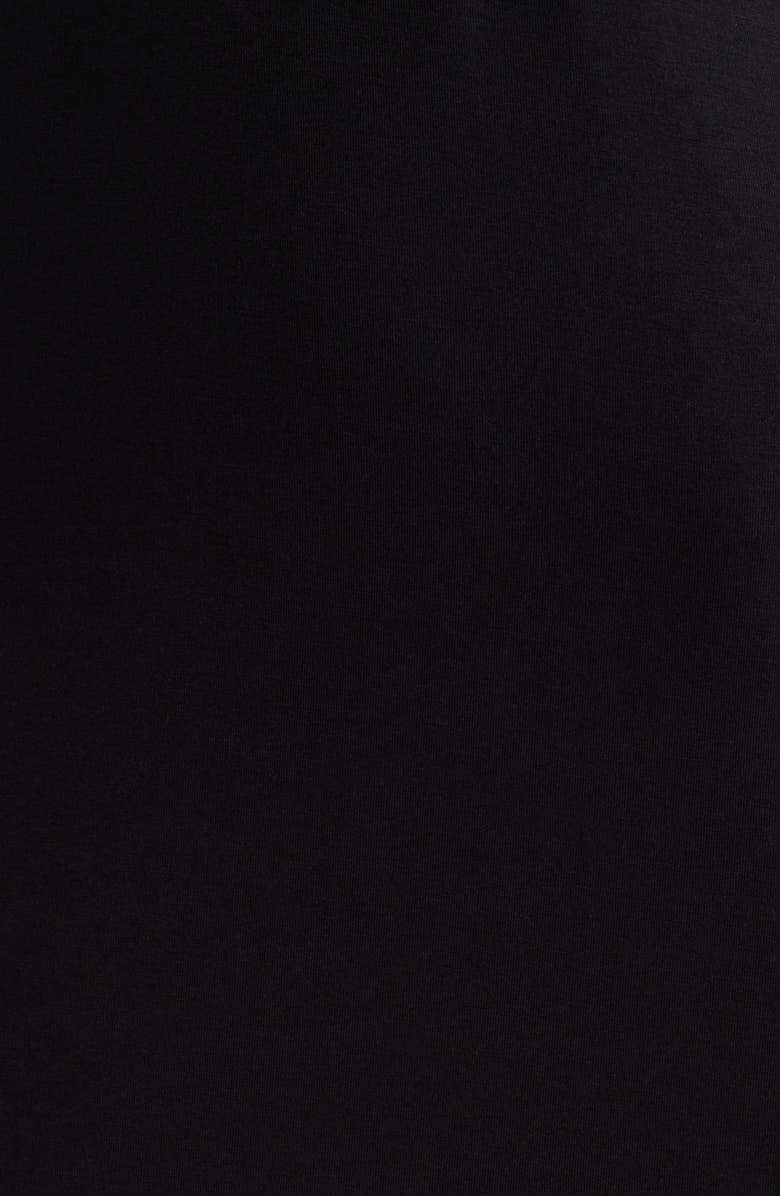 Loveappella Lace Inset Empire Waist Dress, Alternate, color, Black