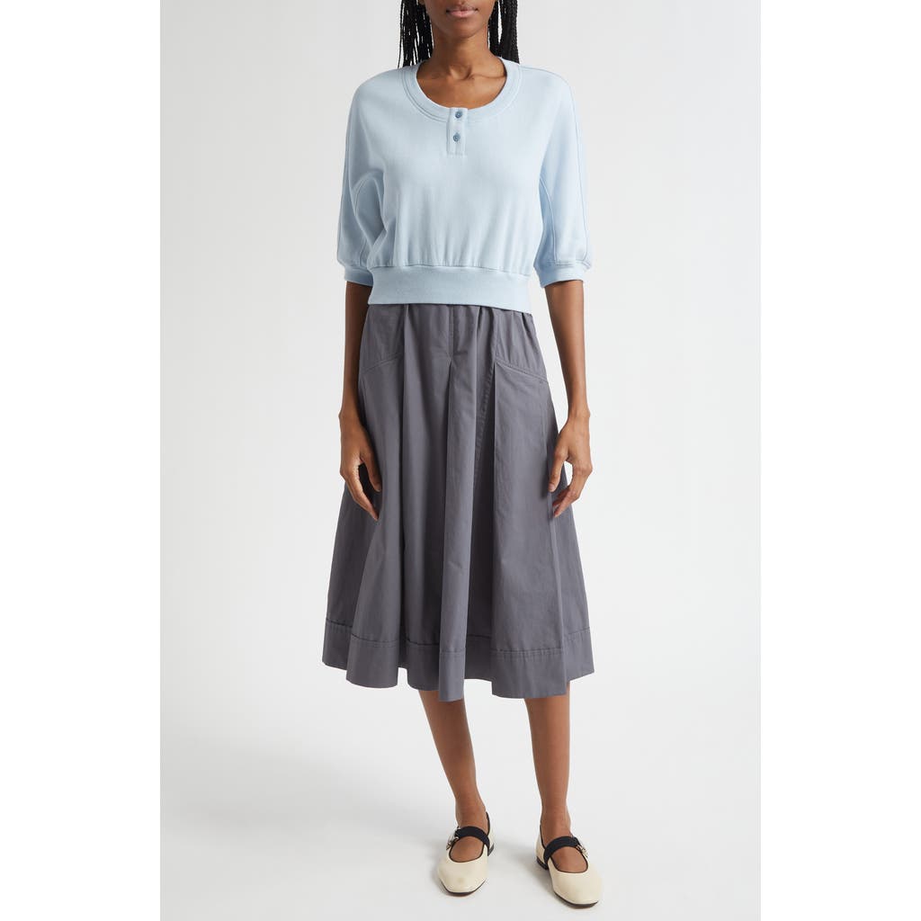 3.1 Phillip Lim Mixed Media Midi Dress In Multi