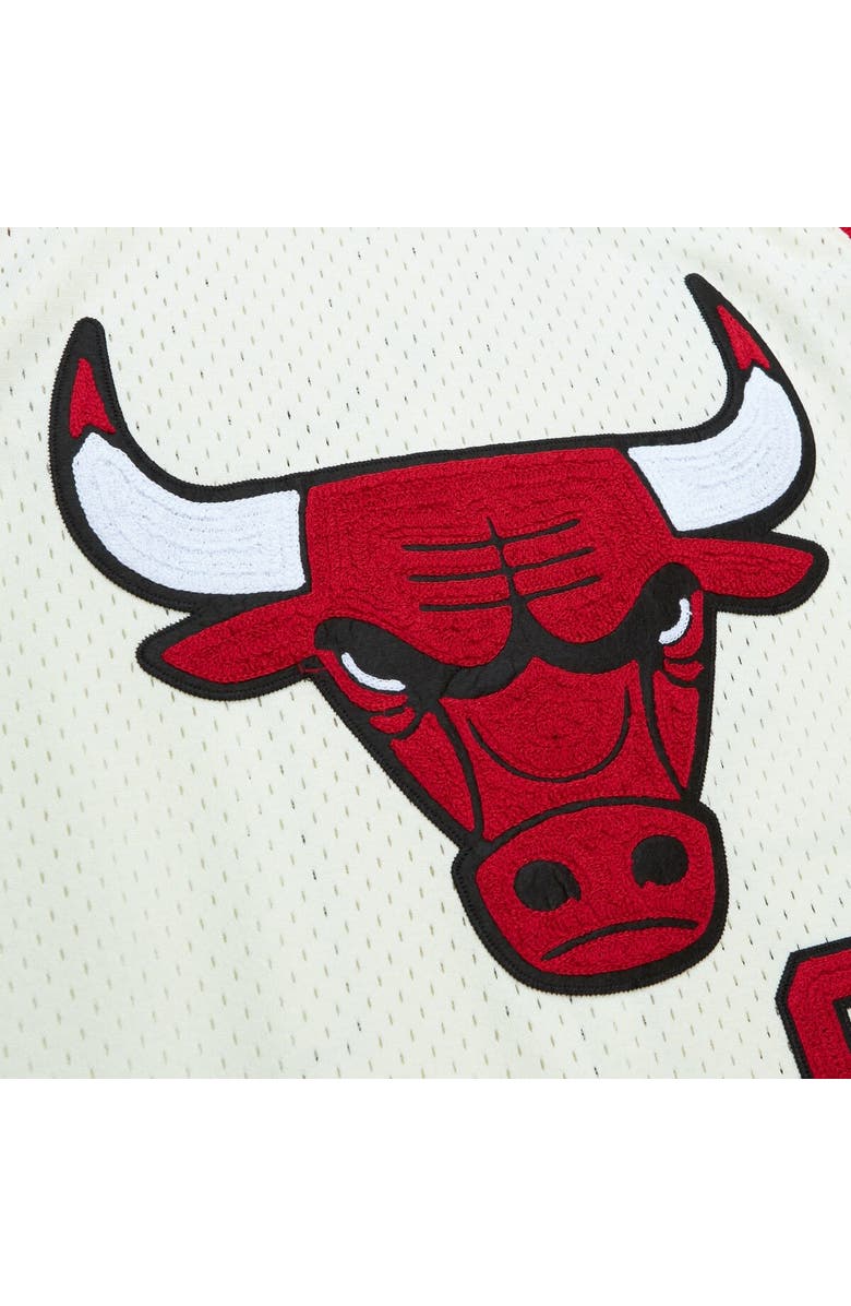 Mitchell & Ness Men's Mitchell & Ness Dennis Rodman Cream Chicago Bulls Chainstitch Swingman Jersey, Alternate, color, Cream