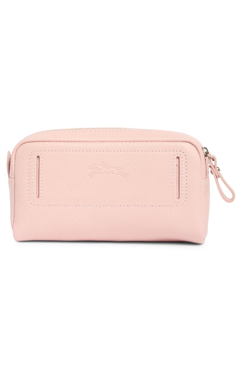 Longchamp Wide Cosmetic Case, Alternate, color, Powder