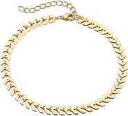 Adornia Fishtail Chain Anklet