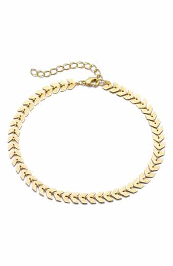 Adornia Fishtail Chain Anklet