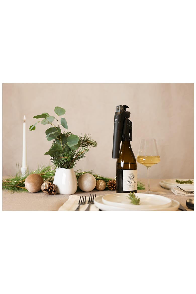 Timeless Three+ Wine Preservation System, Alternate, color, BLACK