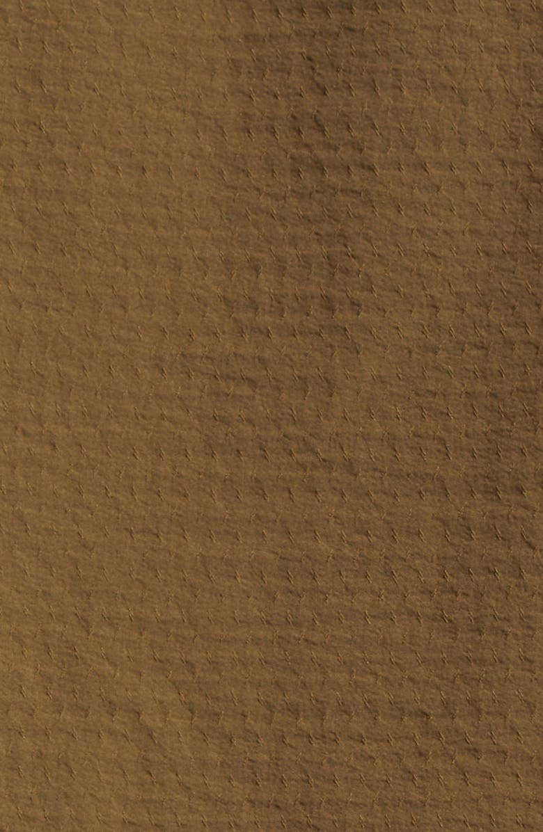 Moncler Padded Seersucker Zip Shirt Jacket, Alternate, color, Beech