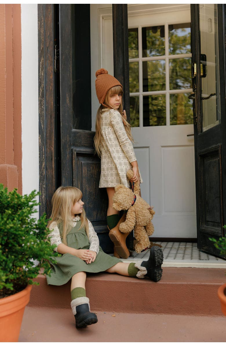 Ely's & Co. Cotton Floral Plaid Collection - Jumper, Alternate, color, Tan