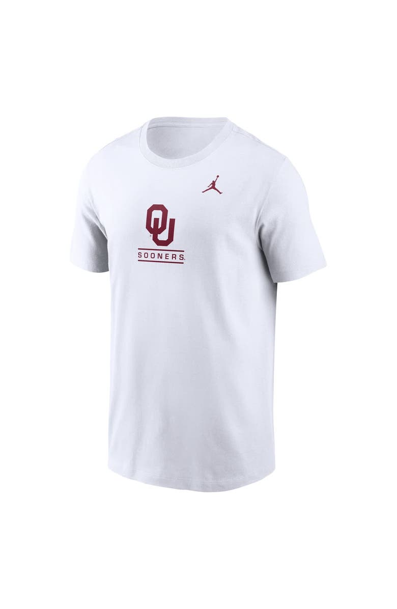 Jordan Brand Men's Jordan Brand White Oklahoma Sooners T-Shirt, Alternate, color, White