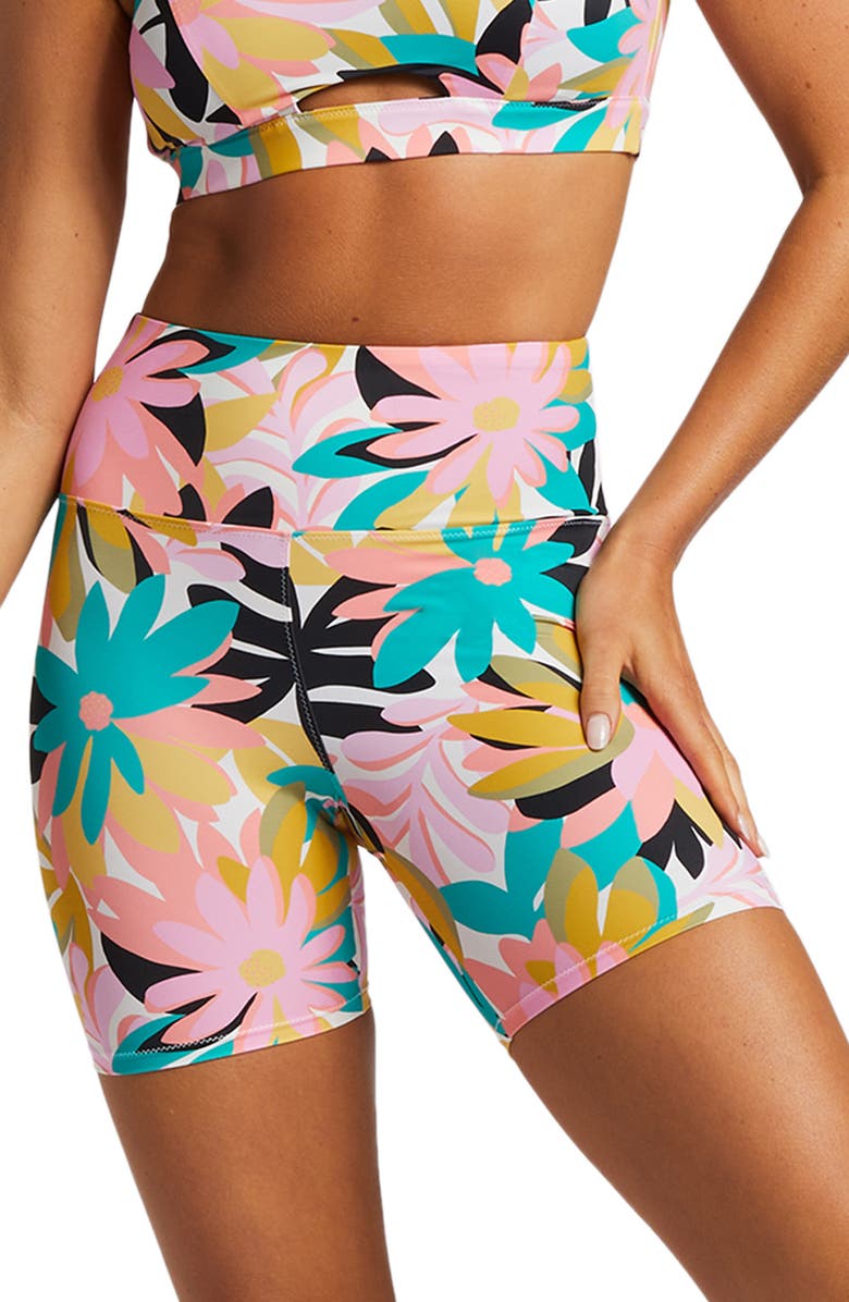 Billabong Floral Bike Shorts, Main, color,