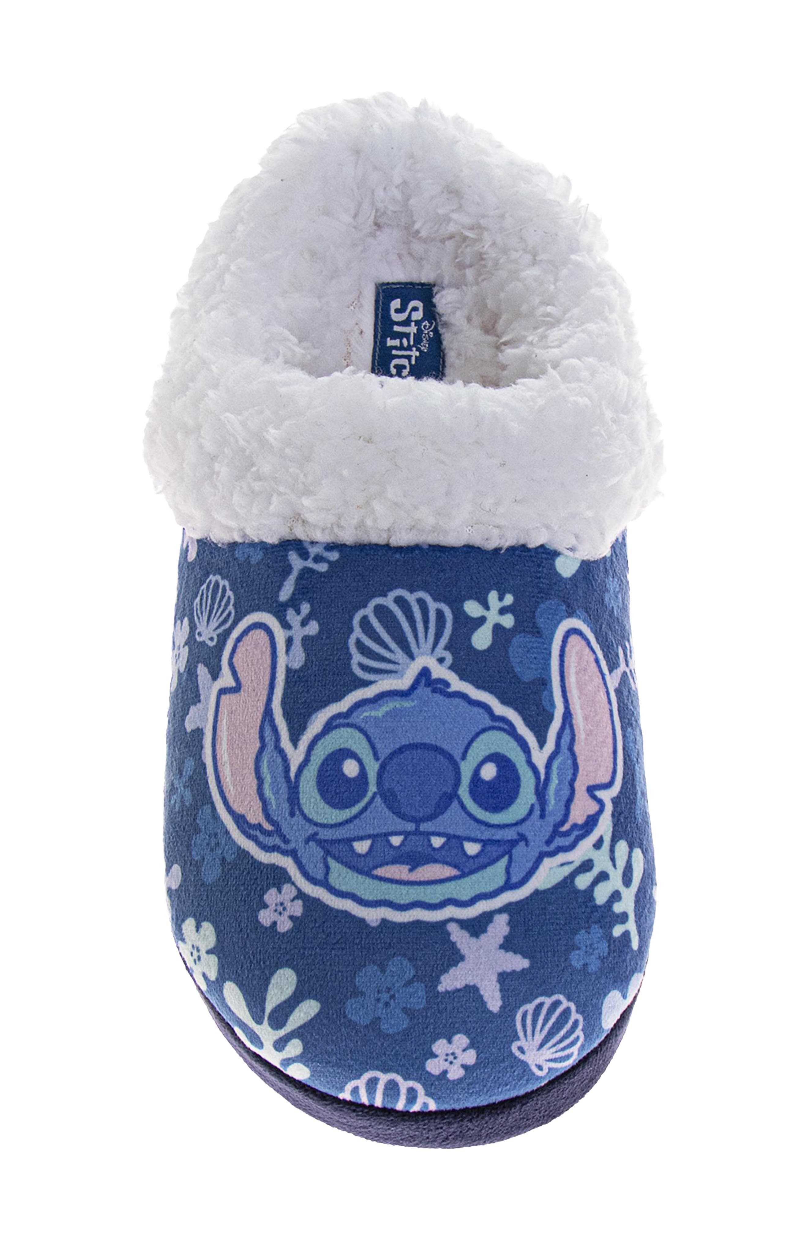 Kids' Lilo & Stitch Plush Slipper, Alternate, color, NAVY