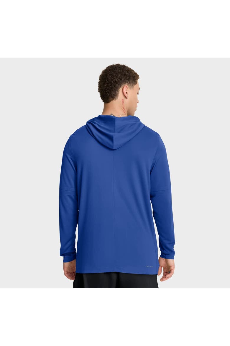 Men's Nike Royal Kentucky Wildcats 2025 Sideline Performance Long Sleeve Hoodie T-Shirt, Alternate, color, Royal