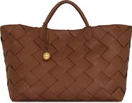 Rebecca Minkoff Mini Frankie Woven Leather Tote