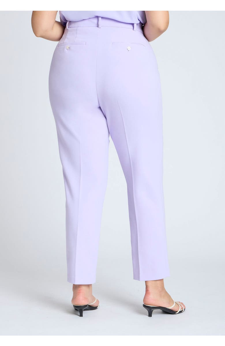 ELOQUII The 365 Semi Stretch Slim Leg Pant, Alternate, color, Lavender