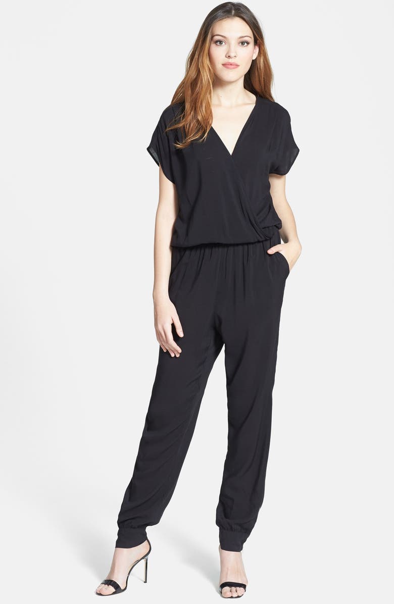 Olivia Moon Wrap Top Jumpsuit, Main, color,
