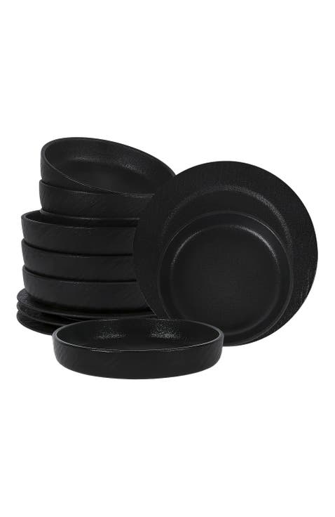 Senso New Bone China 12-Piece Dinnerware Set