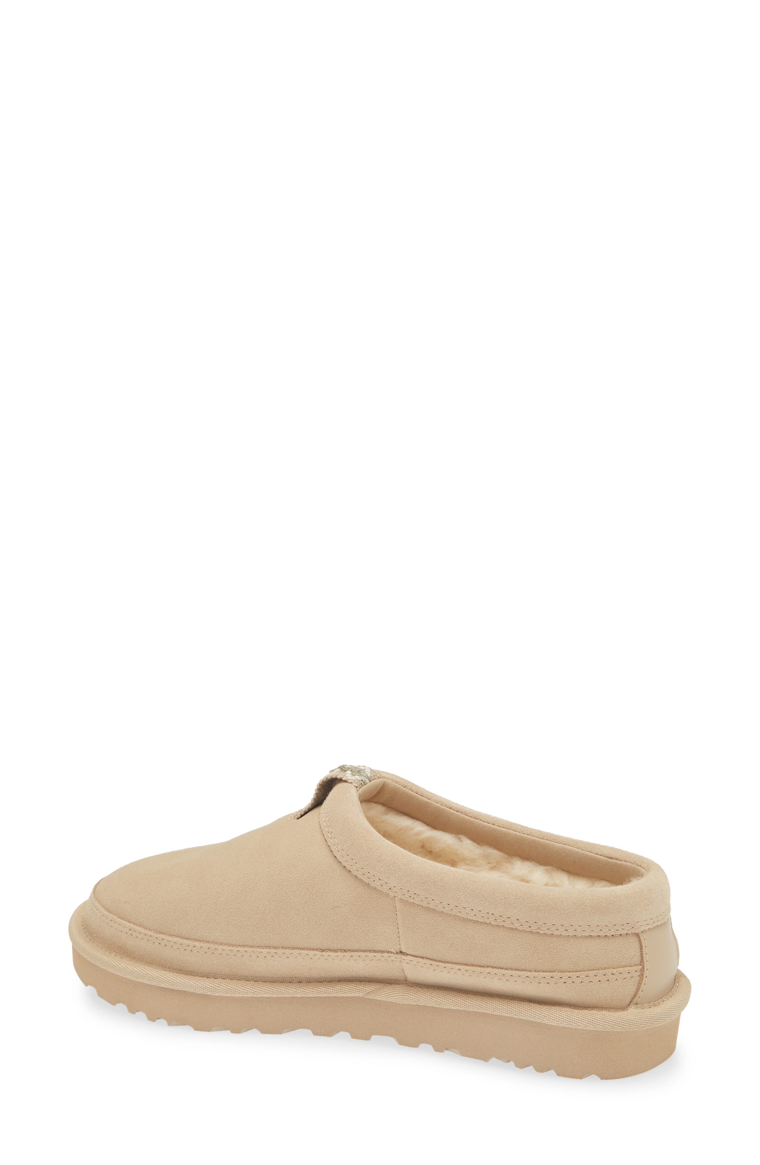Rozman Leather Genuine Shearling Slipper, Alternate, color, SAND