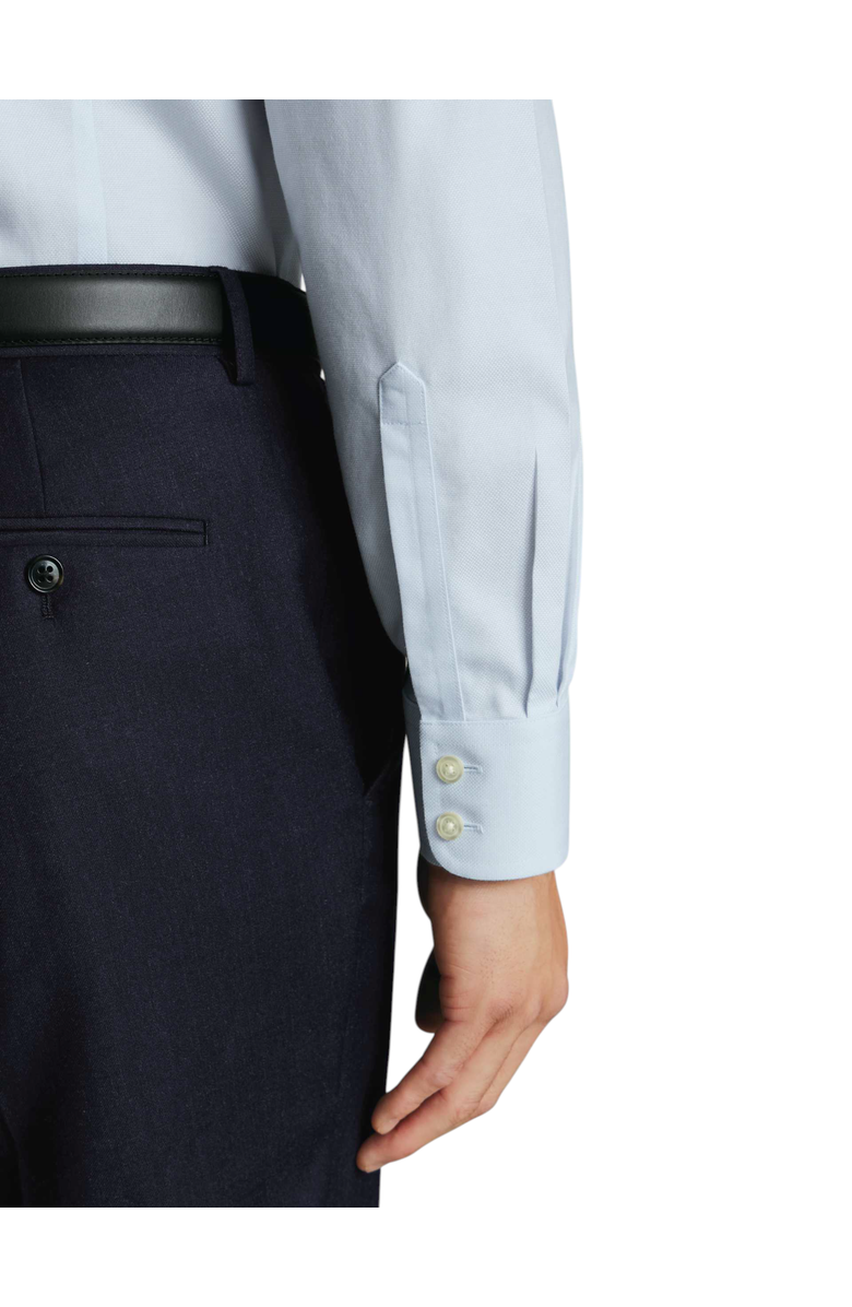 Charles Tyrwhitt Non-Iron Royal Oxford Shirt, Alternate, color, Ice Blue