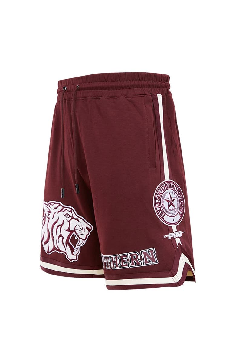 PRO STANDARD Men's Pro Standard Maroon Texas Southern Tigers University Classic Shorts, Alternate, color, 