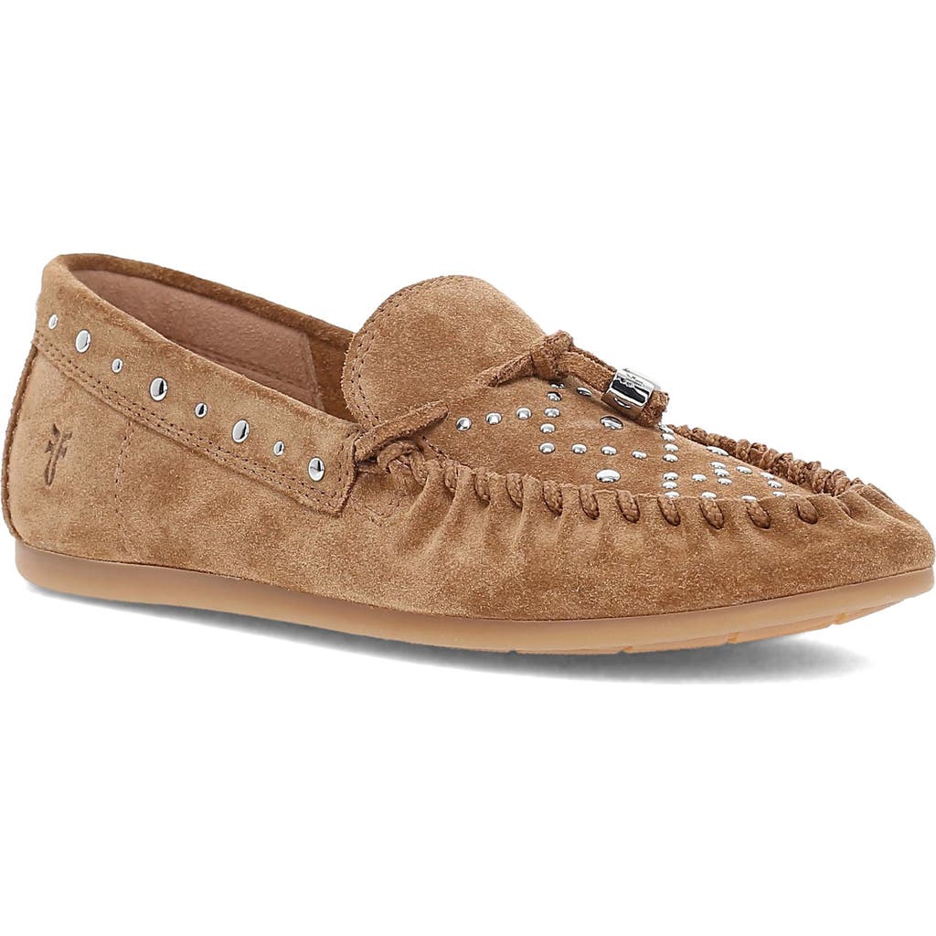 Frye Naya Stud Loafer In Brown