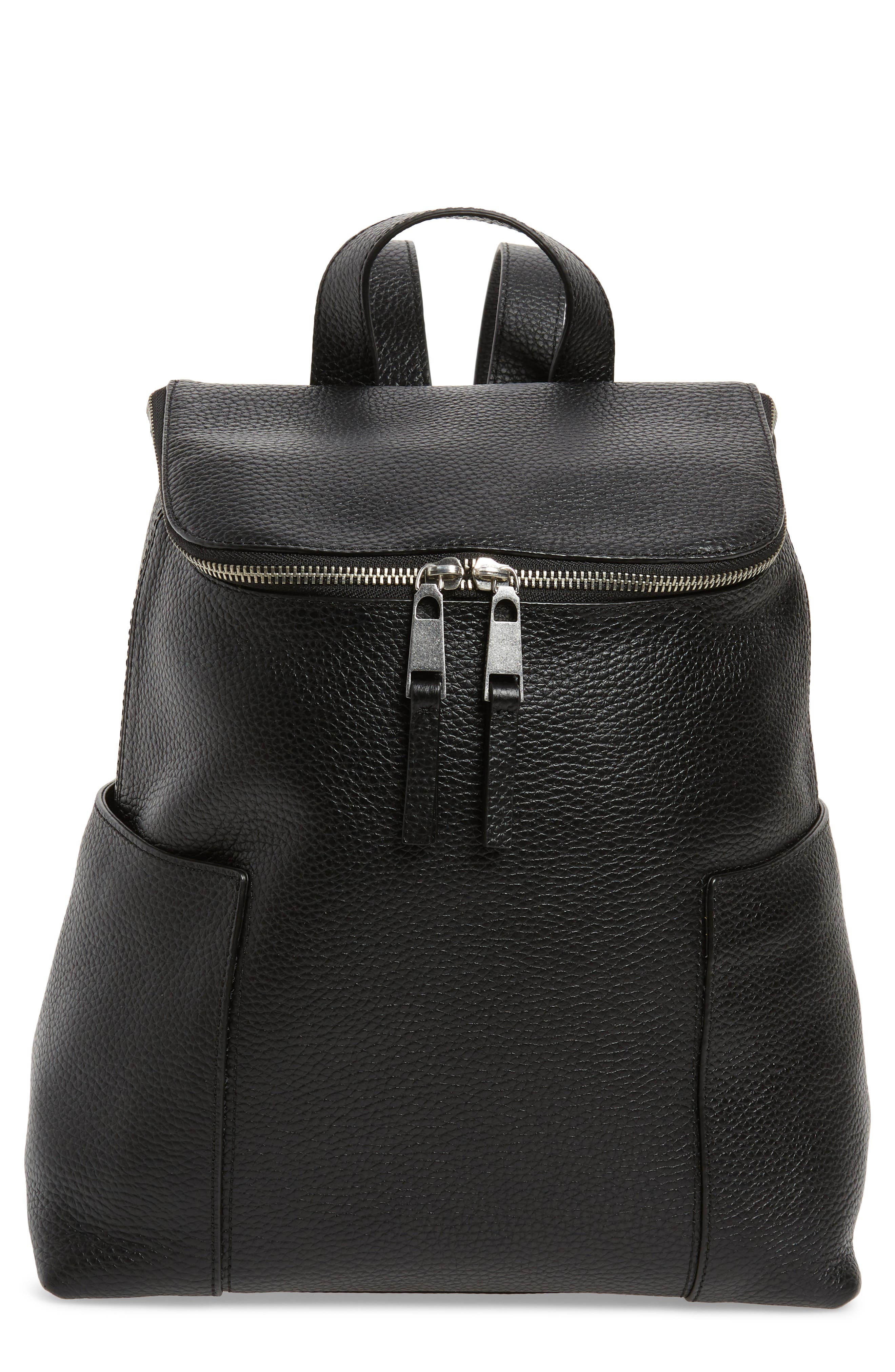 Treasure and bond, black leather backpack, mint condition Treasure & Bond NORDSTROM Womens Backpack Black Pebbled  main image 3