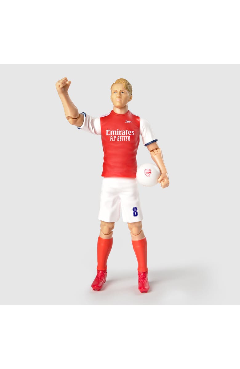Banbo Toys SOCKERS Arsenal F.C. Martin Ødegaard 8" Collectible Soccer Action Figure, Alternate, color, Red