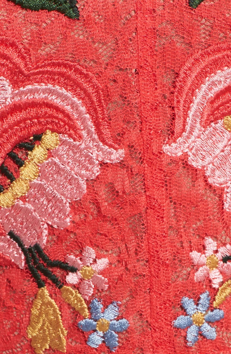 French Connection Lace Fit & Flare Dress, Alternate, color,