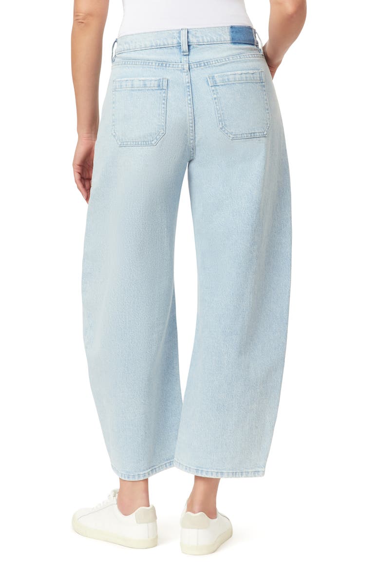 Kensie Barrel Leg Cargo Pocket Jeans, Alternate, color, Logan