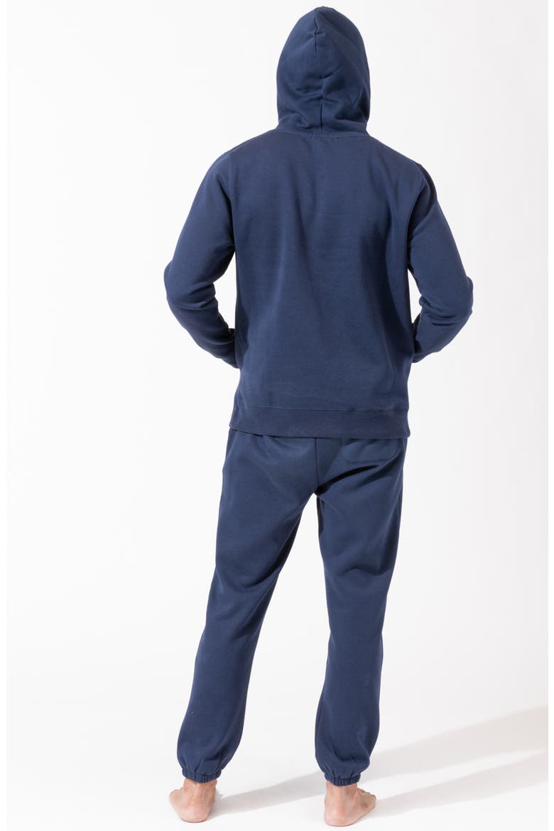 Invincible Fleece Hoodie, Alternate, color, RAW DENIM