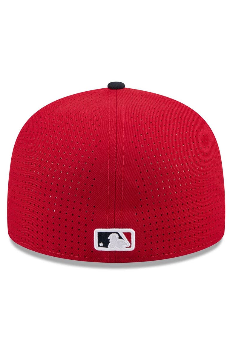 New Era Men's New Era Red/Navy St. Louis Cardinals 2025 MLB All-Star Game Side Patch 59FIFTY Fitted Hat, Alternate, color, Red