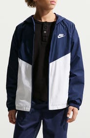 Nike Kids' Windrunner Water Repellent Hooded Zip-Up Jacket