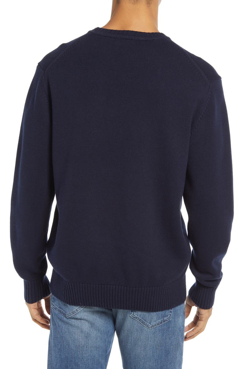 Rodd & Gunn Crewneck Cotton Sweater, Alternate, color, Sapphire