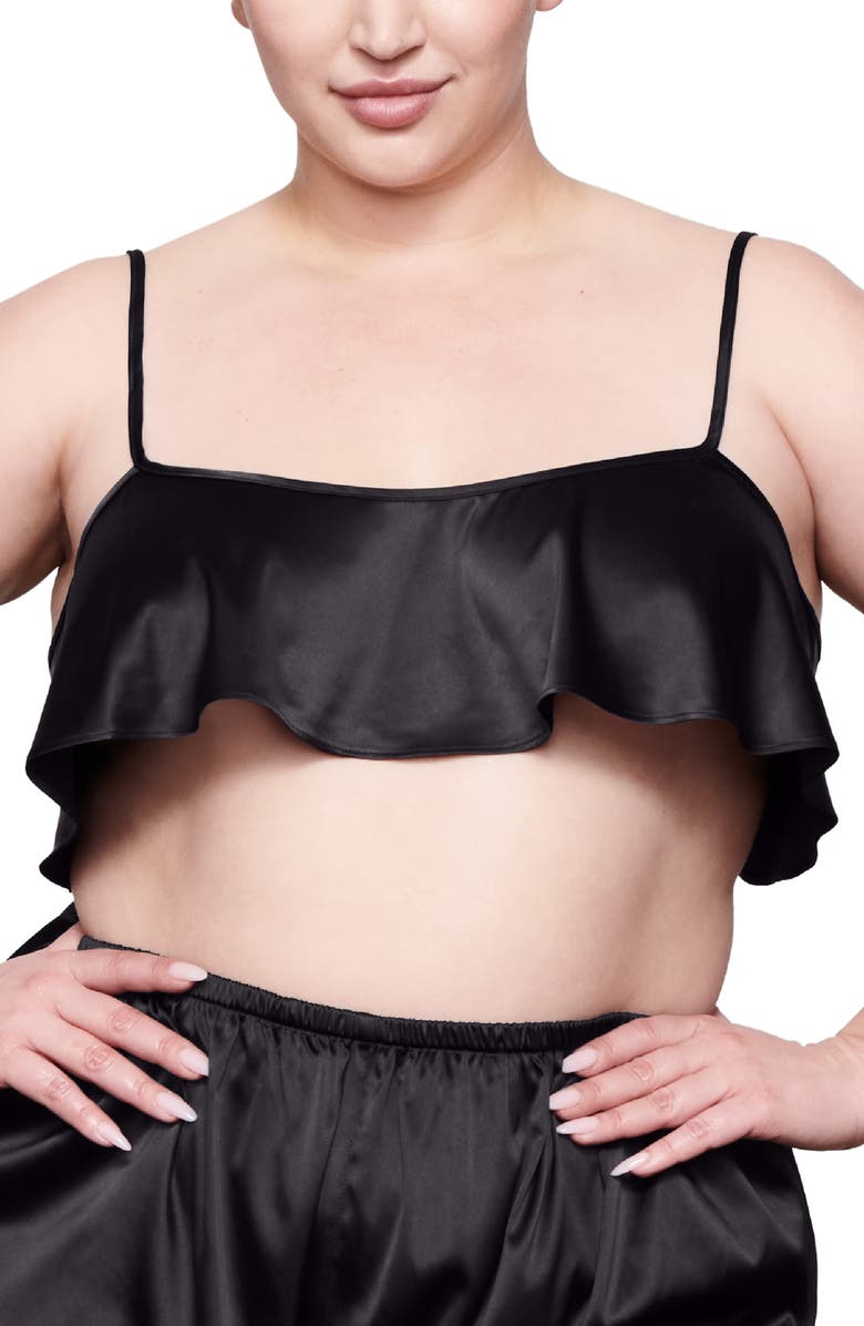 SKIMS Woven Shine Cami, Alternate, color,